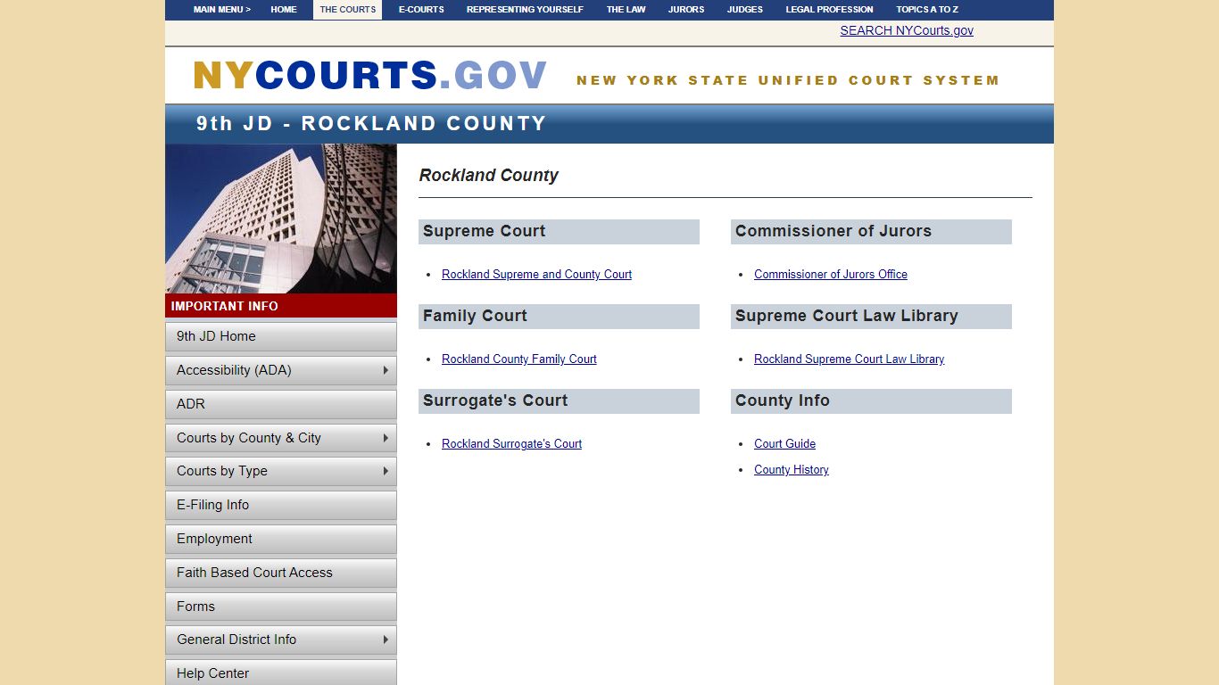 Home - Rockland County | NYCOURTS.GOV