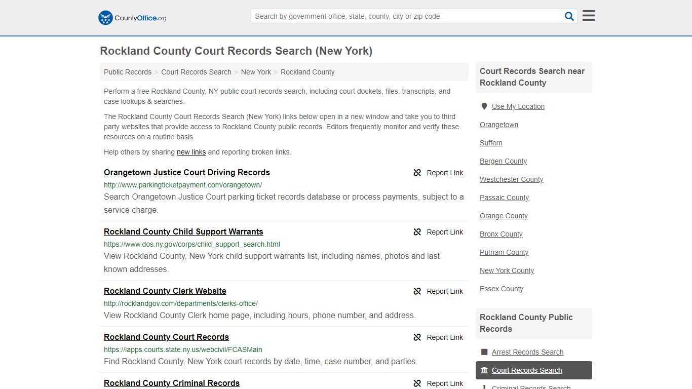 Court Records Search - Rockland County, NY (Adoptions ...